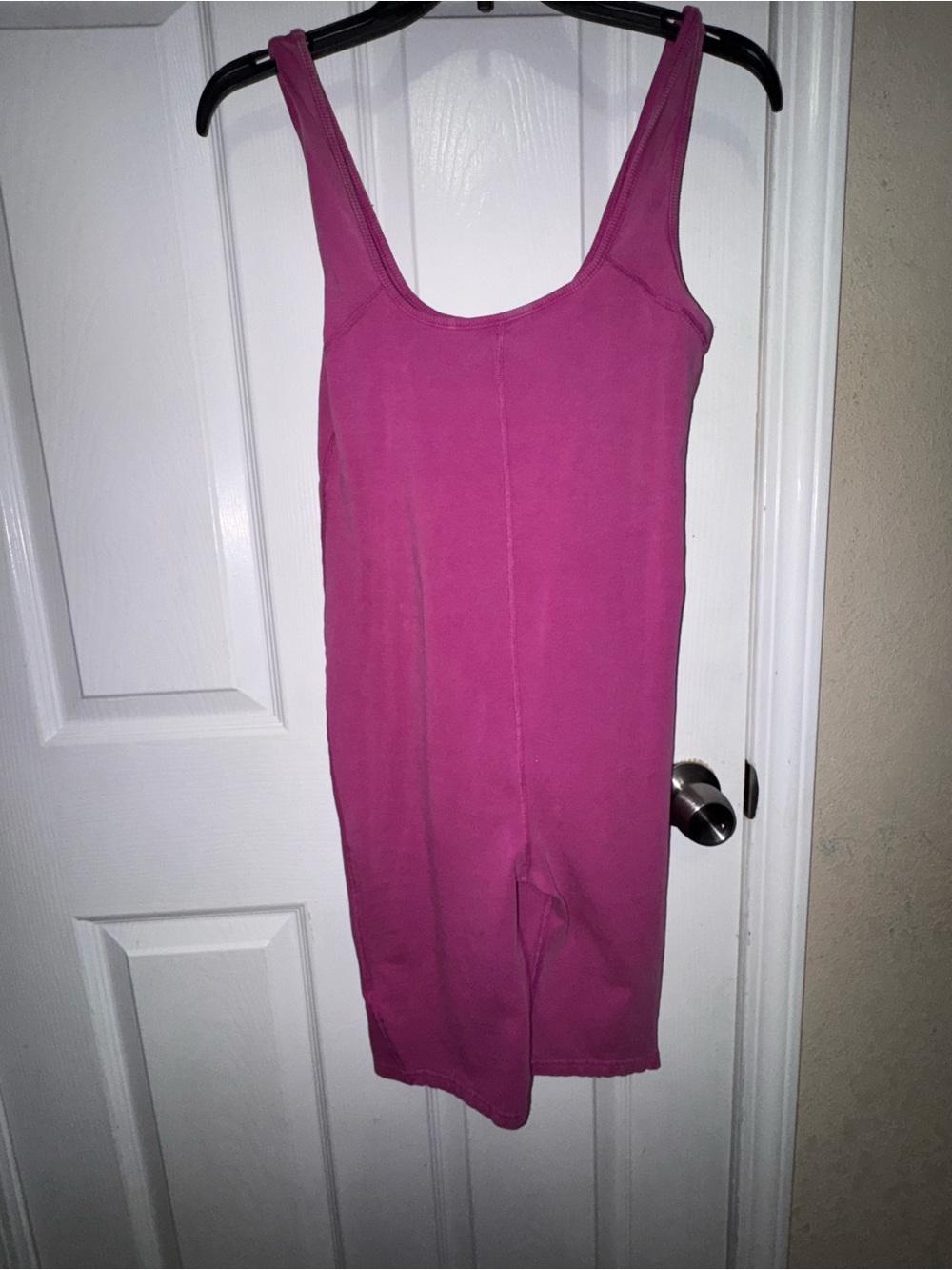 Free people Pink Sleeveless Scoop Neck Knit Romper